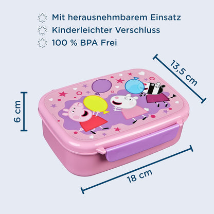Undercover - Broodtrommel en Drinkfles Peppa Pig
