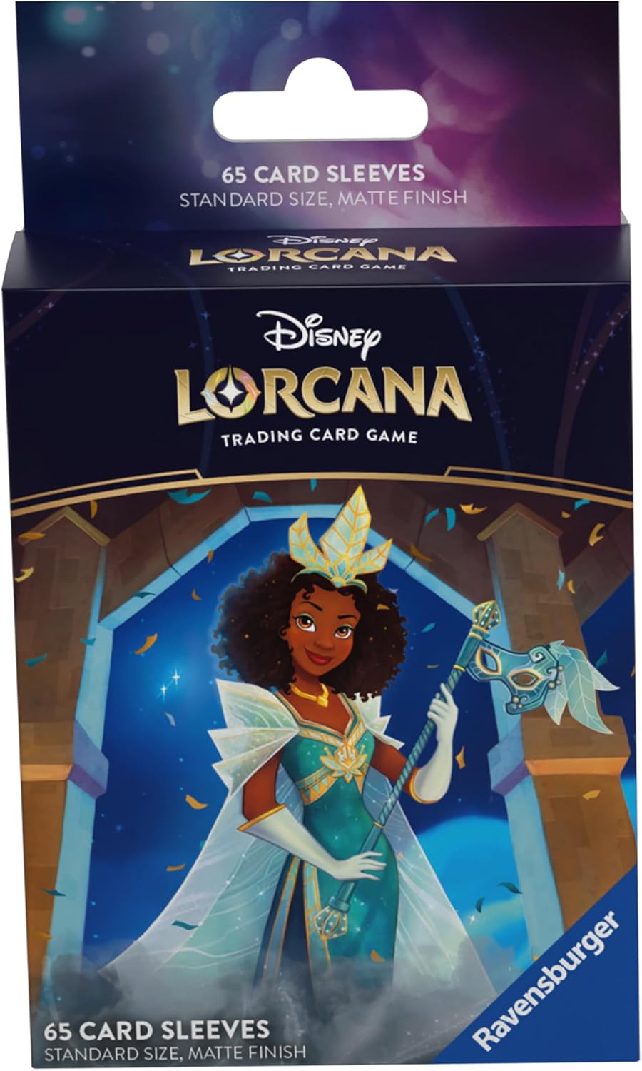 Ravensburger Disney Lorcana TCG Trading Adults and Kids 8 Years Up - Tiana 65 Protective Card Sleeves - Set 5: Shimmering Skies