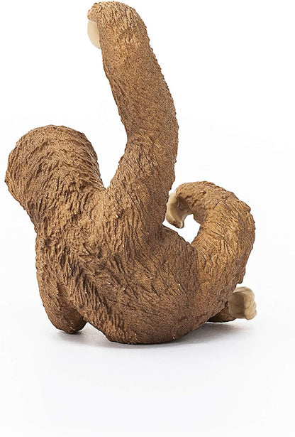 schleich 14793 WILD LIFE Sloth Figurine for ages 3+, Brown
