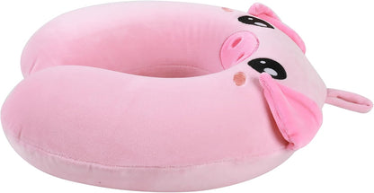 I-TOTAL® - Travel Pillow Shape/Neck Travel Pillow Soft Neck Support Pillow/Pillows Funny Travel Pillow (PIGGY)