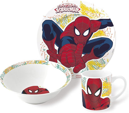 Stor - 3-Piece Ceramic Gift Set - Spiderman (78365)