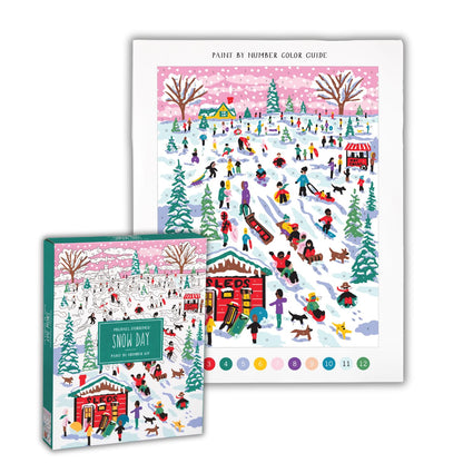 Michael Storrings Snow Day 11x14 Paint by Number Kit