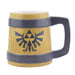 Paladone Legend of Zelda Hyrule Crest Mug - 600ml Ceramic Tankard-Style Coffee Cup, Wooden Barrel Design, Perfect for Gamers and Collectors, Official Nintendo Product