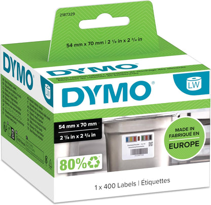 DYMO Labels for LabelWriter 54 x 70 mm, 400 labels