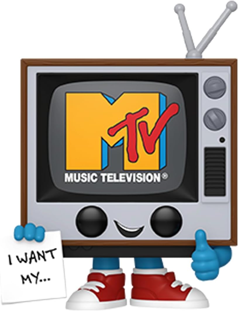Funko Pop! Ad Icons: MTV - MTV Logo - Vinyl-Sammelfigur - Geschenkidee - Offizielle Handelswaren - Spielzeug Für Kinder und Erwachsene - Ad Icons Fans - Modellfigur Für Sammler und Display