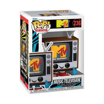 Funko Pop! Ad Icons: MTV - MTV Logo - Vinyl-Sammelfigur - Geschenkidee - Offizielle Handelswaren - Spielzeug Für Kinder und Erwachsene - Ad Icons Fans - Modellfigur Für Sammler und Display