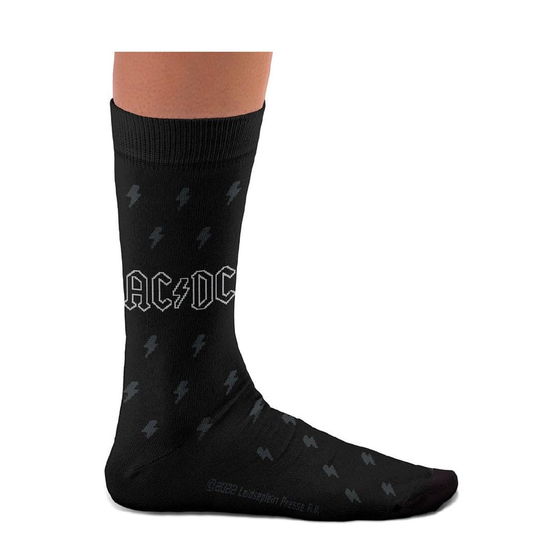 ACDC, Back in Black Socks - Perfect Present for rock lovers and fans, Cotton Socks, Only 2 Sizes, 4-7 and 7½-11½