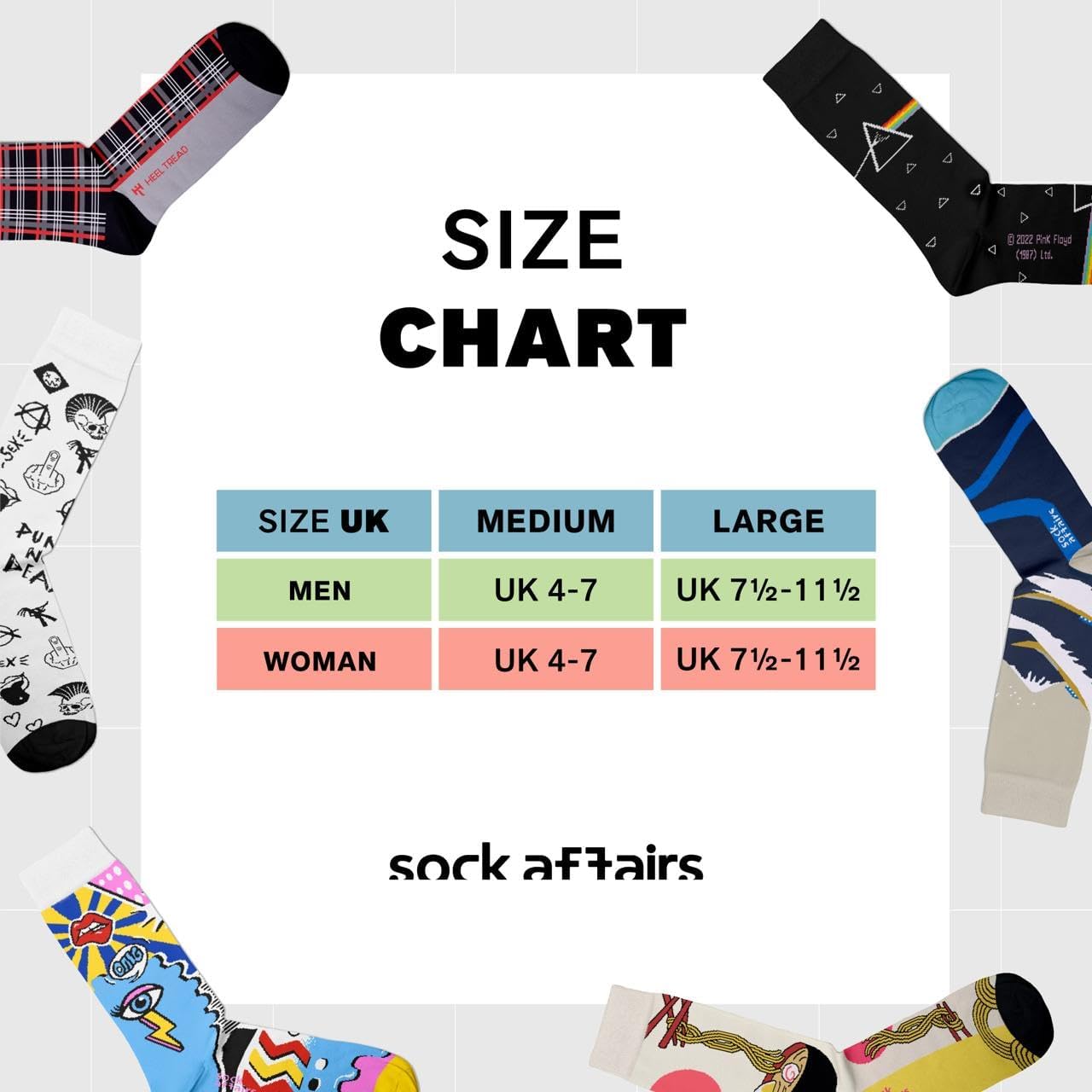 David Bowie, Let´s Dance Socks - Perfect Present for music lovers and fans, Cotton Socks, Only 2 Sizes, 4-7 and 7½-11½