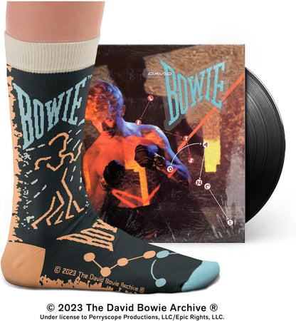 David Bowie, Let´s Dance Socks - Perfect Present for music lovers and fans, Cotton Socks, Only 2 Sizes, 4-7 and 7½-11½