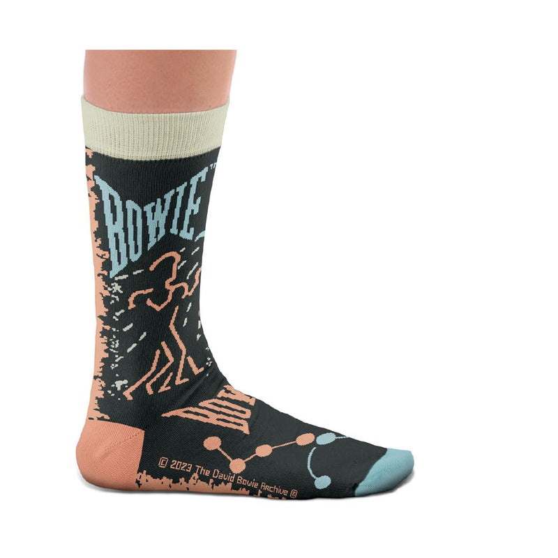 David Bowie, Let´s Dance Socks - Perfect Present for music lovers and fans, Cotton Socks, Only 2 Sizes, 4-7 and 7½-11½