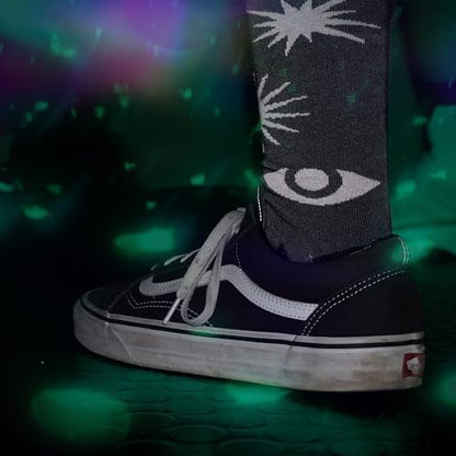 Sock Affairs Music Socks Model Blackstar Socks - Unisex Socks, Funny Socks for Men and Women - Funny Cool Socks - 4-7 and 7½-11½
