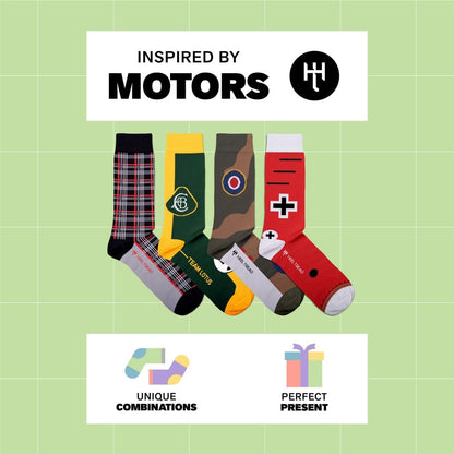 Heel Tread RAF's Supermarine Spitfire Socks, World War II, Aeroplane Gifts - Cotton Socks, Only 2 sizes, 4-7 and 7½-11½