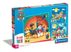 Clementoni - 25291 - Supercolor Puzzel - Paw Patrol - 3x48 Stukjes, Kinderpuzzels, 5-7 Jaar, Gemaakt in Italië