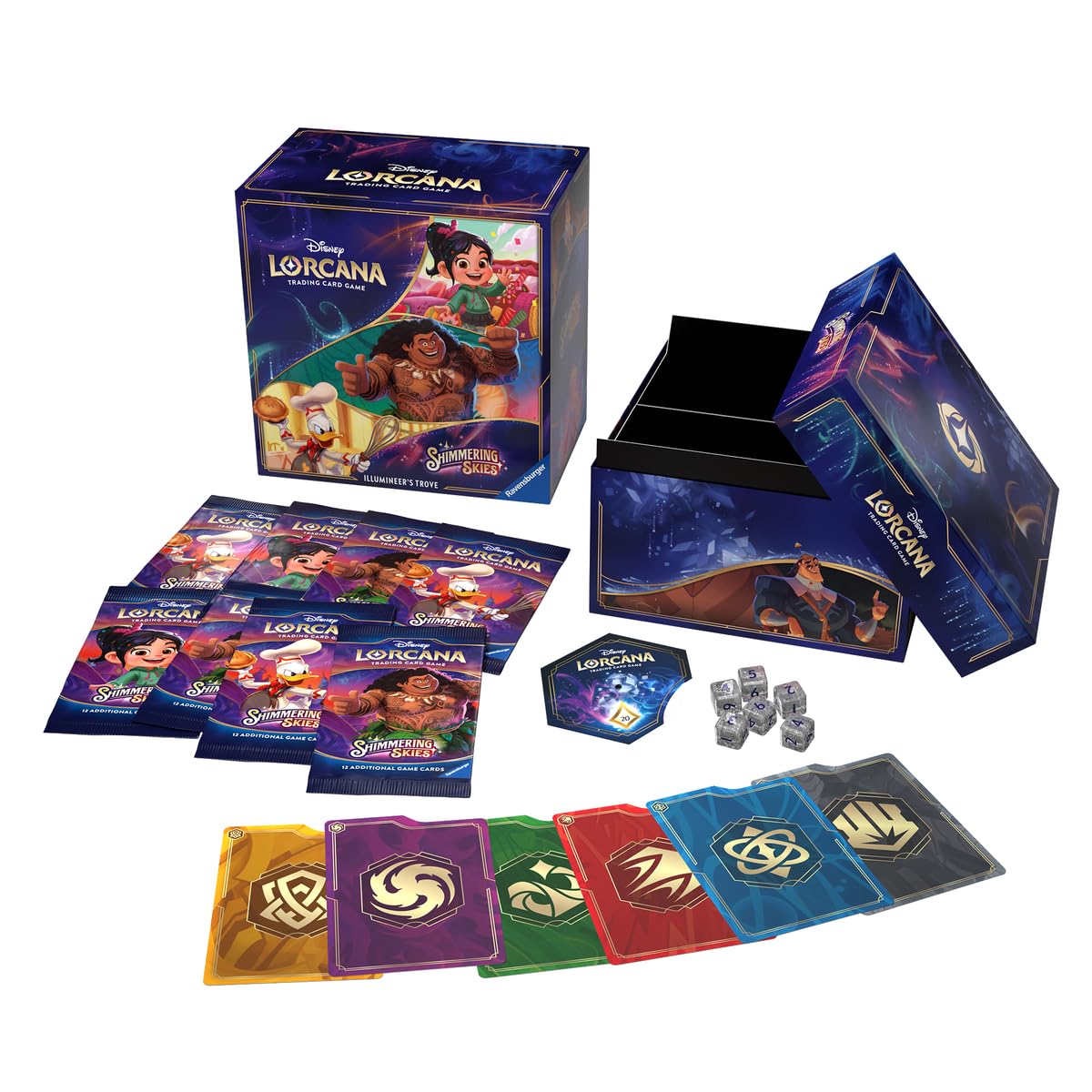 Ravensburger Disney Lorcana TCG: Shimmering Skies Illumineer's Trove for Ages 8 and Up