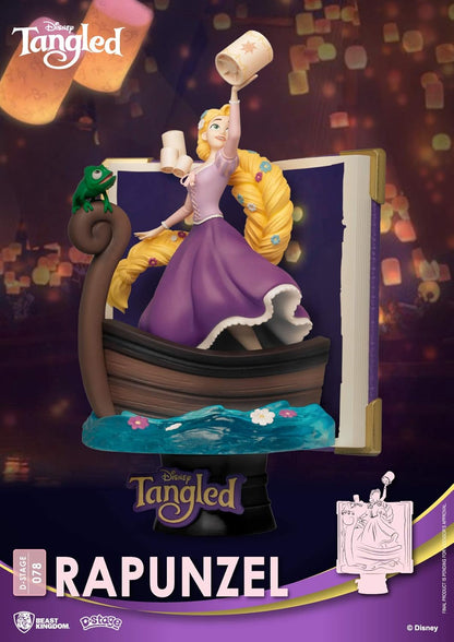 Beast Kingdom Disney Story Book Series: Rapunzel DS-078 D-Stage Statue, Multicolor, 6 inches