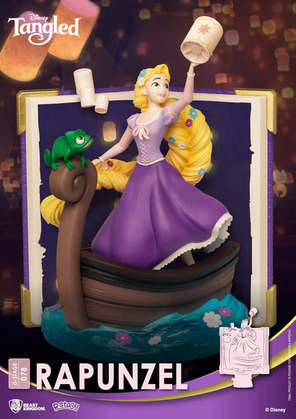 Beast Kingdom Disney Story Book Series: Rapunzel DS-078 D-Stage Statue, Multicolor, 6 inches