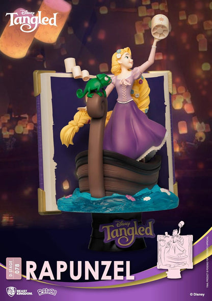 Beast Kingdom Disney Story Book Series: Rapunzel DS-078 D-Stage Statue, Multicolor, 6 inches