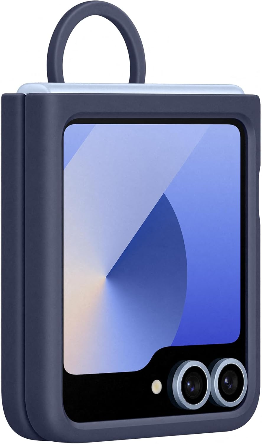 Samsung Galaxy Official Silicone Case with Ring for Galaxy Z Flip6, Navy