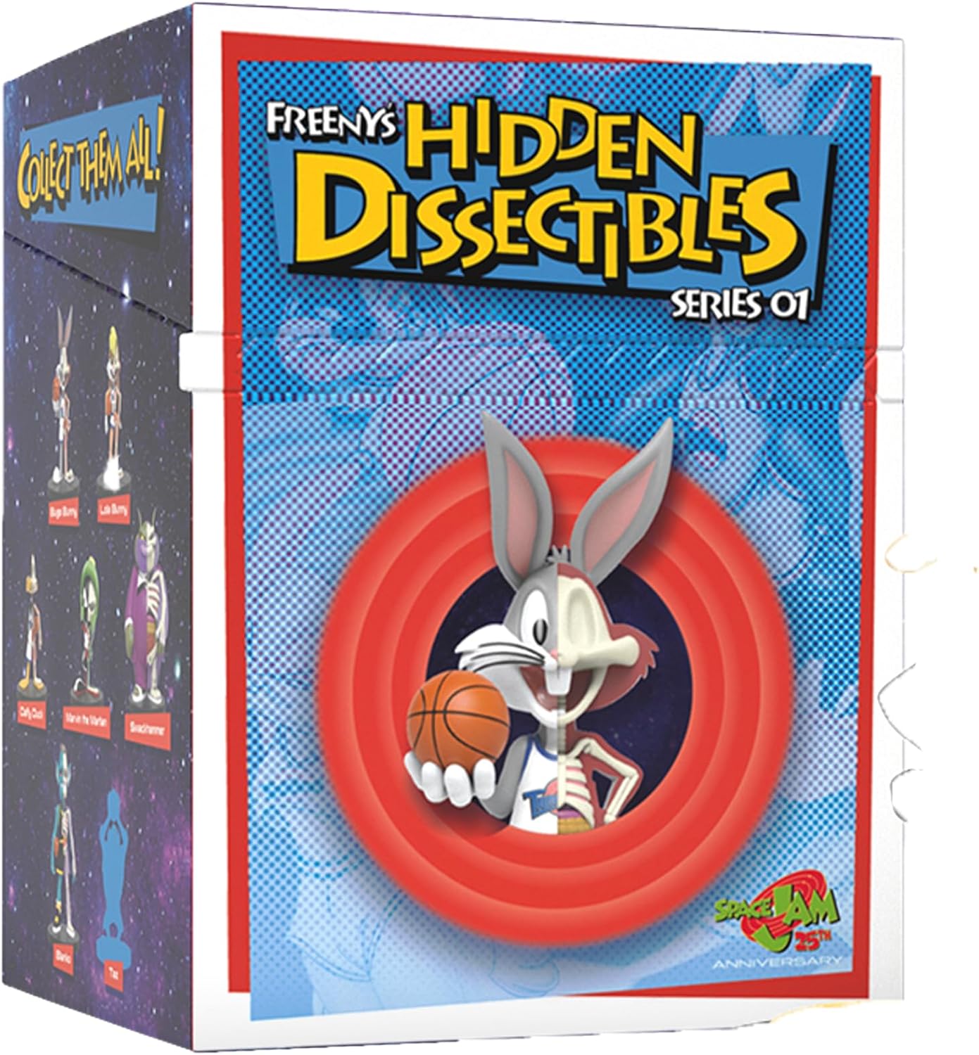 Mighty Jaxx Freeny's Hidden Dissectibles, Serie Space Jam, Figuras coleccionables en Caja Sorpresa, un Paquete Contiene una Figura al Azar