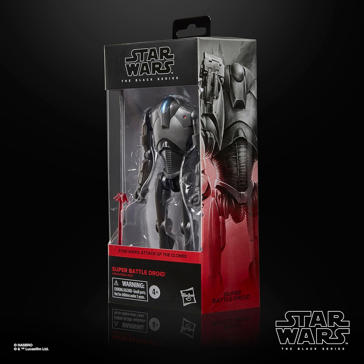 Star Wars The Black Series Super-Kampfdroide, Action-Figur Angriff der Klonkrieger (Skala 15 cm