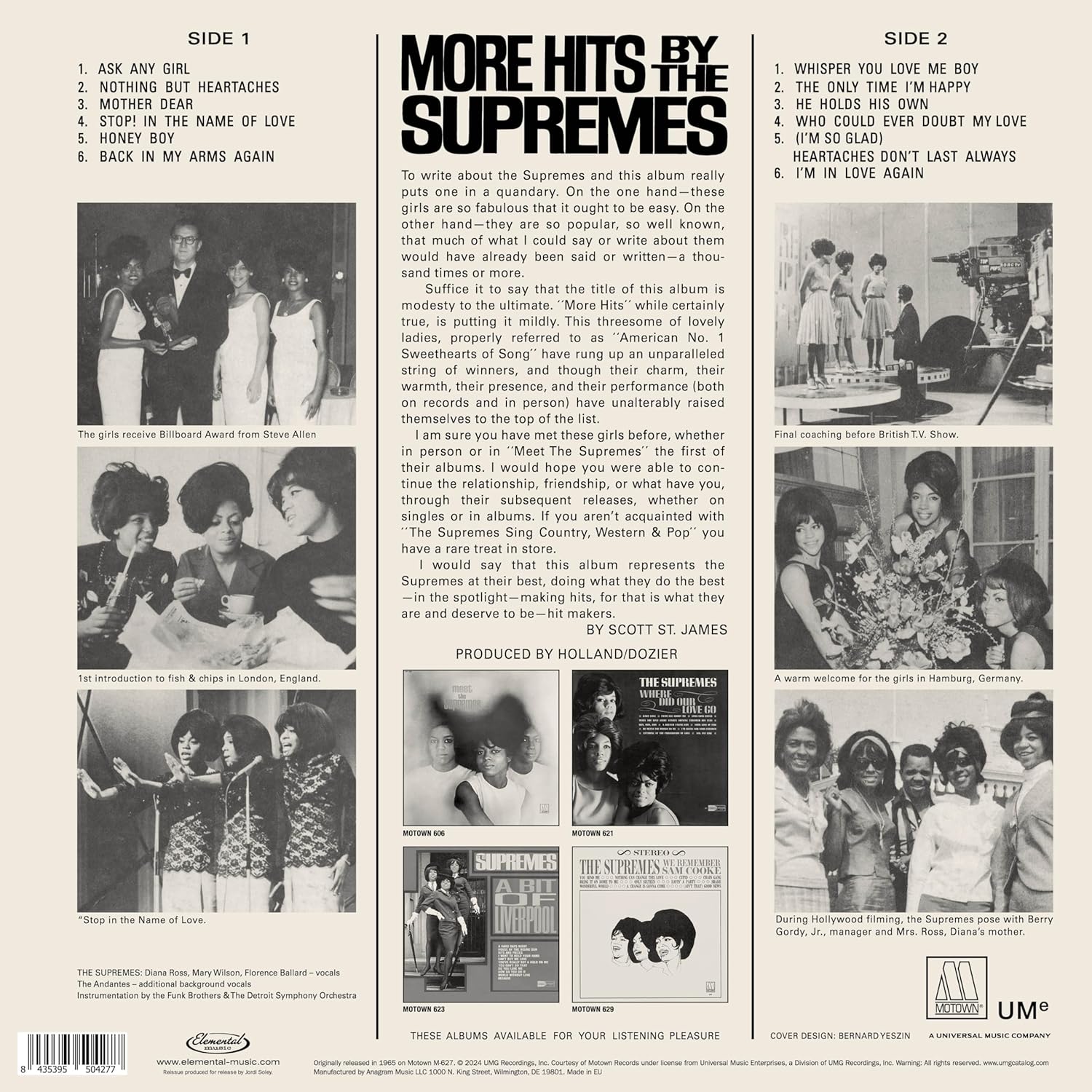 More Hits By The Supremes