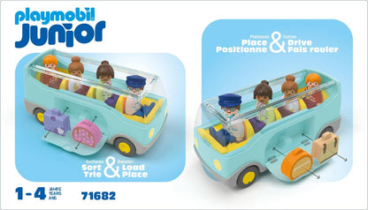 Playmobil - Junior: Airport Shuttle Bus (71682)