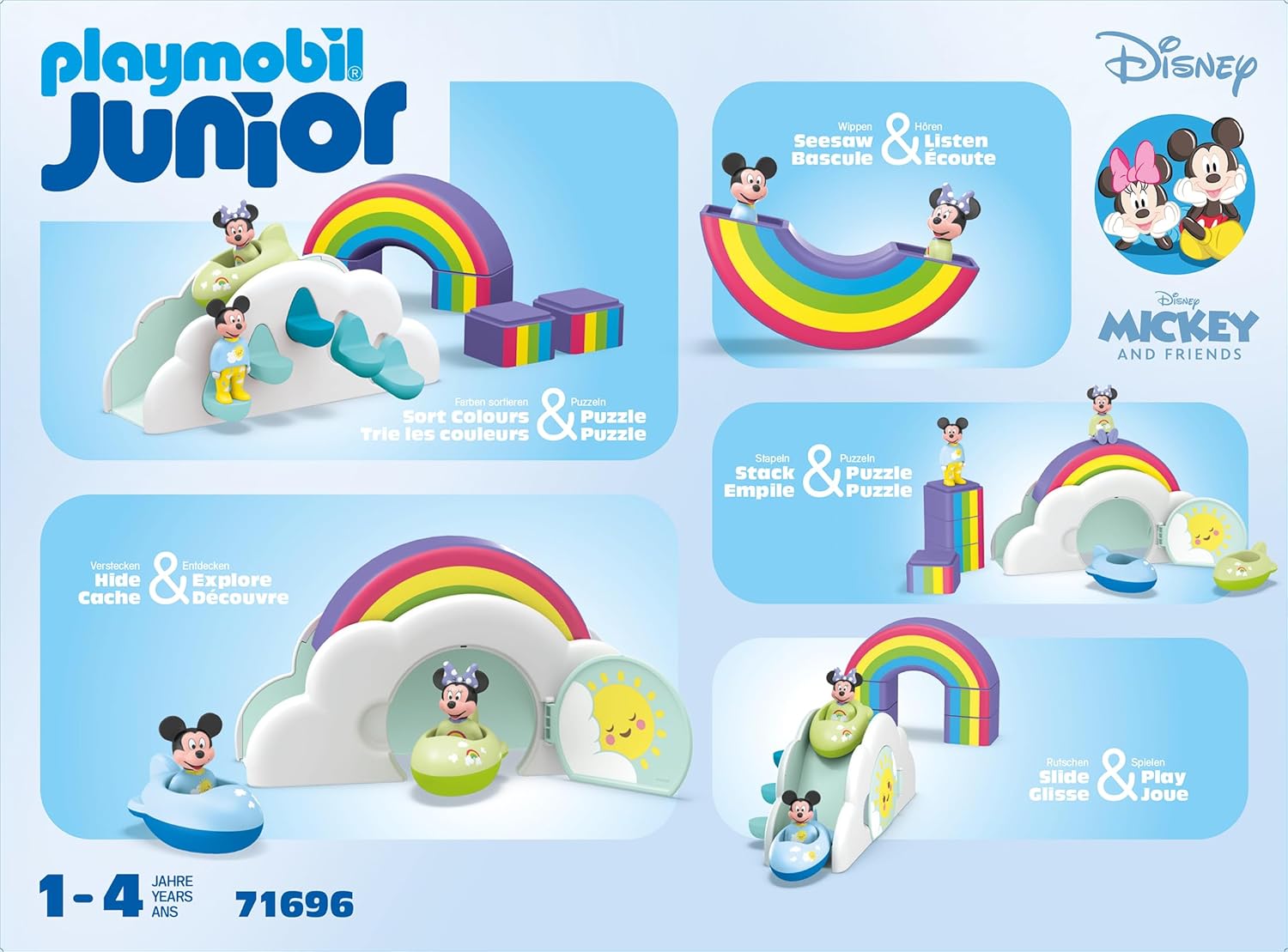 Playmobil Junior & Disney 71696: Mickey, Minnie en het huis in de wolken