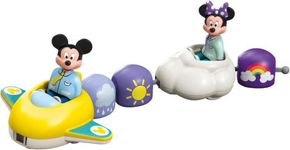 PLAYMOBIL JUNIOR | Disney | Micky Maus & Minnie Maus | Wolkenflug | nachhaltiges Spielzeug für Kinder ab 1 Jahr | 71697 Micky Maus' & Minnie Maus' Wolkenflug