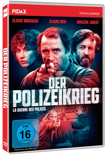 Der Polizeikrieg (La guerre des polices) / Knallharter Kriminalfilm mit Starbesetzung (Pidax Film-Klassiker