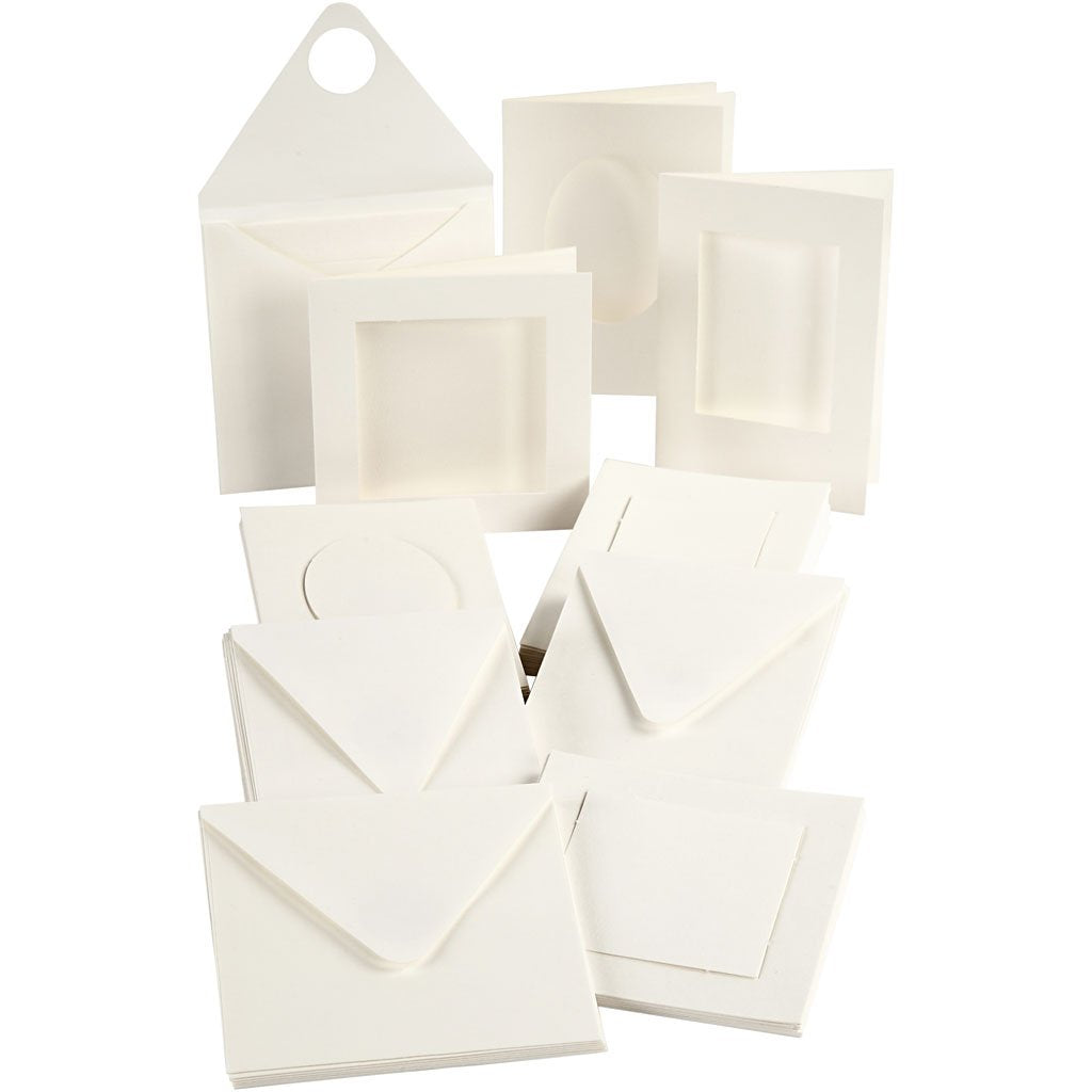 Passepartout-karten Gr??e 125x125 Cm Gr??e 105x15 Cm 50 Sets Off-white