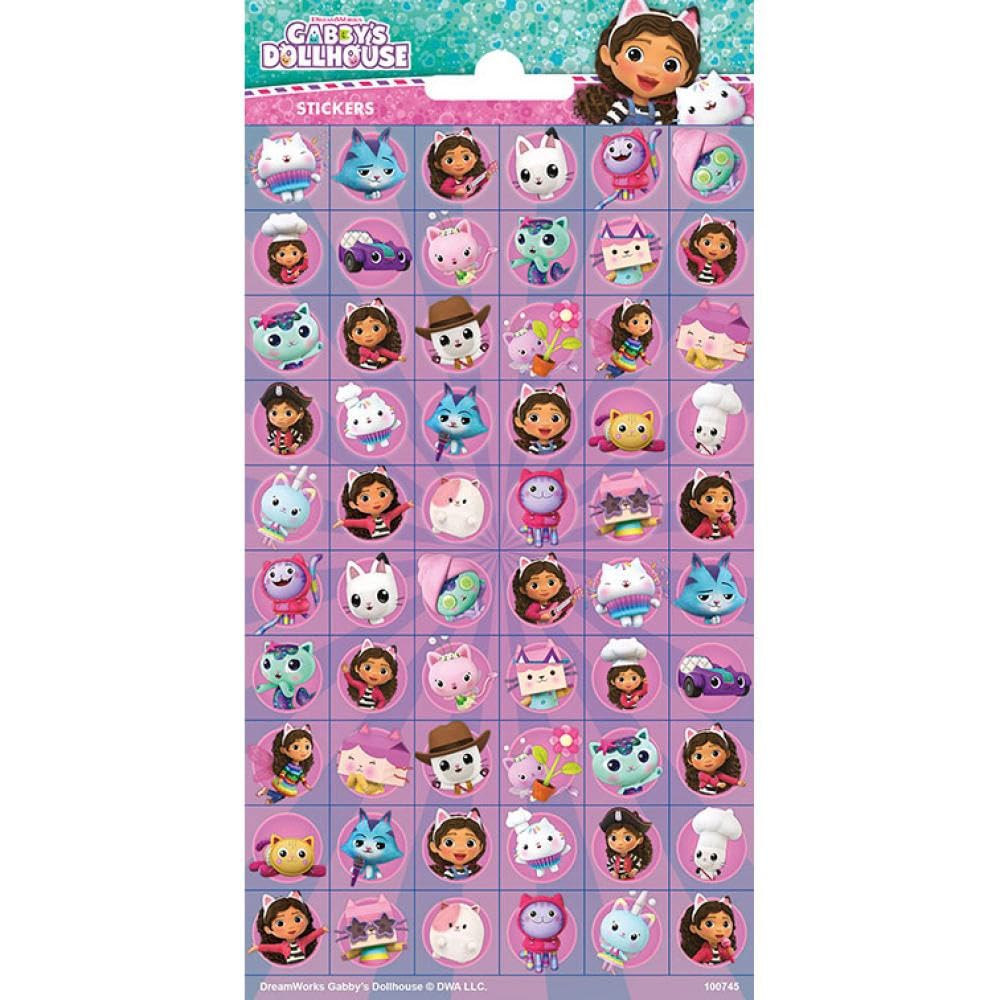 Adesivi marca Funny Products modello La casa delle bambole di Gabby Pack di Adesivi