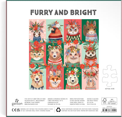 Furry And Bright 500 Piece Puzzle