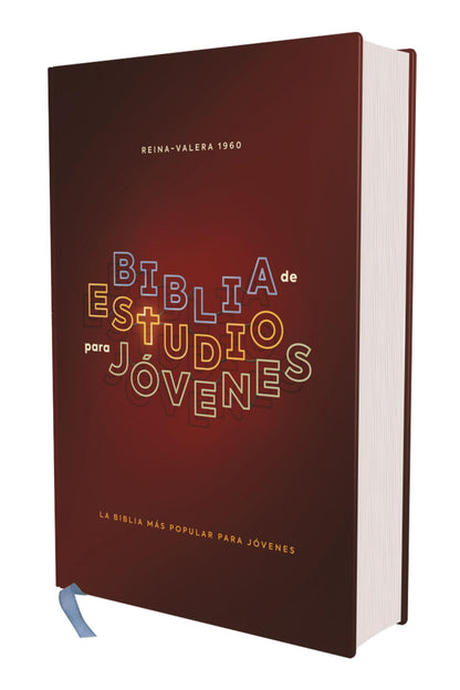 RVR60, Biblia de Estudio para Jóvenes Adolescentes, Tapa dura, Palabras de Jesús en Rojo, Comfort Print