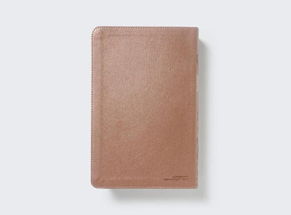 RVR60, Biblia de Estudio para Jóvenes Adolescentes, Leathersoft, Oro Rosa, Palabras de Jesús en Rojo, Comfort Print