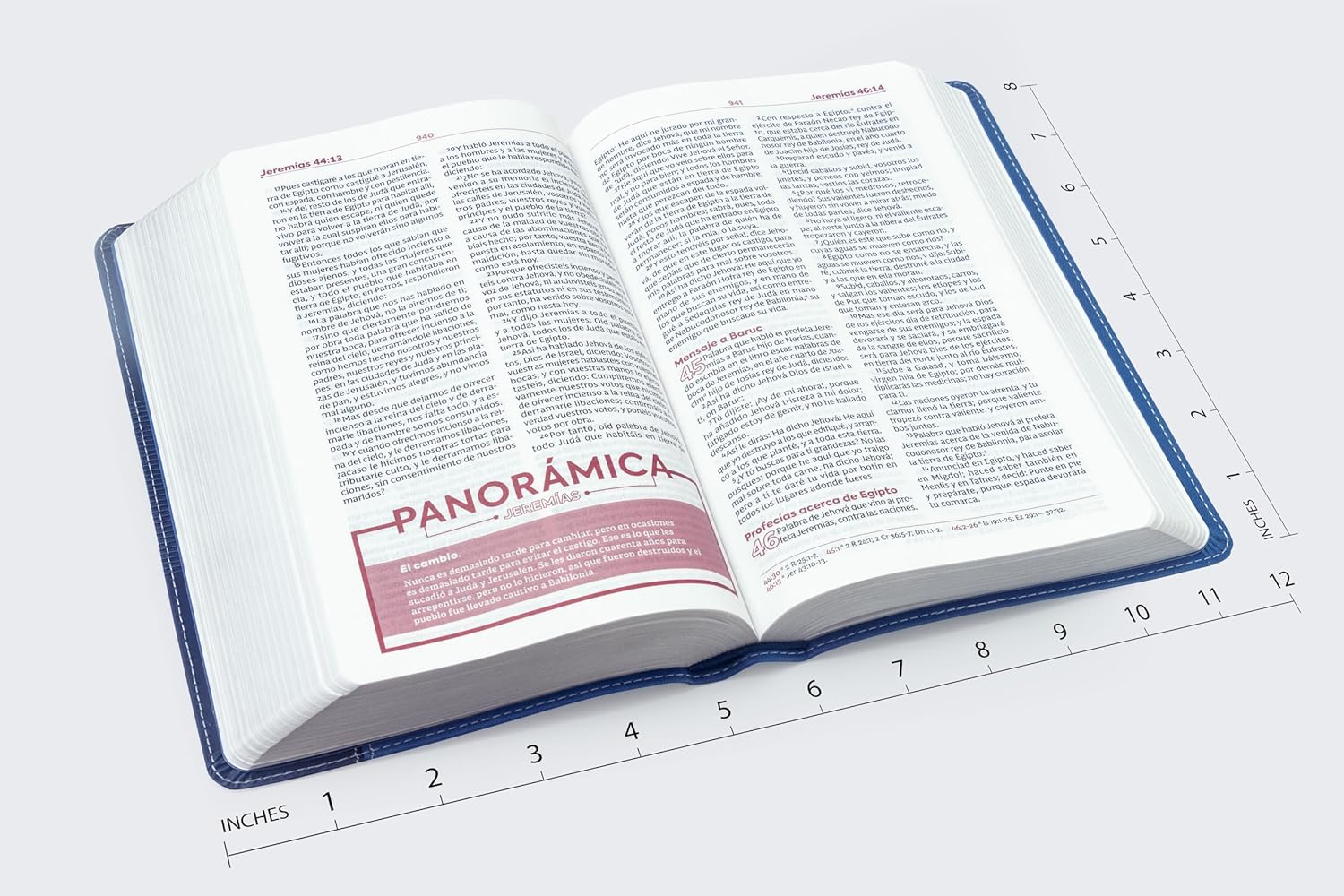 RVR60, Biblia de Estudio para Jóvenes Adolescentes, Leathersoft, Azul, Palabras de Jesús en Rojo, Comfort Print