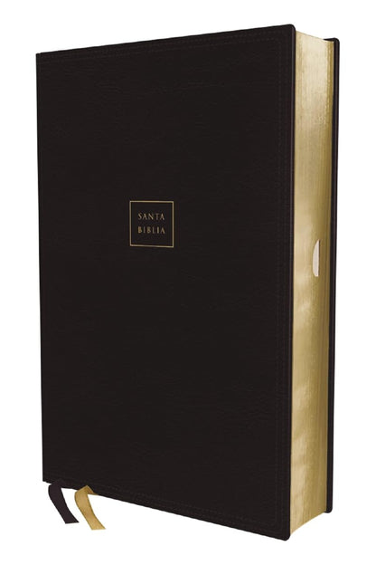 RVR60, Biblia del Ministro, Letra gigante, Leathersoft, Negro, Palabras de Jesús en Rojo, Comfort Print
