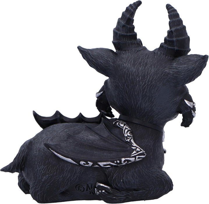 Nemesis Now Baal Figurine 9cm, Resin, Cult Cuties Collectible Baal Goat Bat Figurine, Scarily Adorable Occult Goat, Spooky Goat Gift, Cast in the Finest Resin, Expertly Hand-Painted