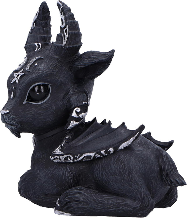 Nemesis Now Baal Figurine 9cm, Resin, Cult Cuties Collectible Baal Goat Bat Figurine, Scarily Adorable Occult Goat, Spooky Goat Gift, Cast in the Finest Resin, Expertly Hand-Painted
