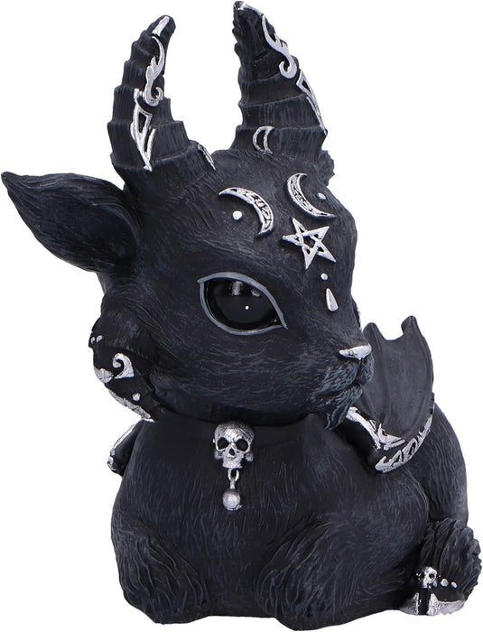Nemesis Now Baal Figurine 9cm, Resin, Cult Cuties Collectible Baal Goat Bat Figurine, Scarily Adorable Occult Goat, Spooky Goat Gift, Cast in the Finest Resin, Expertly Hand-Painted