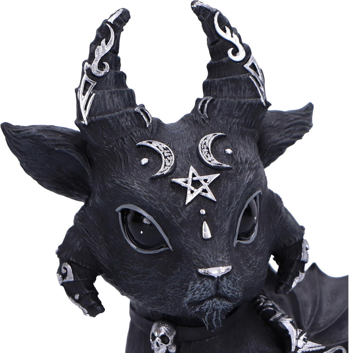 Nemesis Now Baal Figurine 9cm, Resin, Cult Cuties Collectible Baal Goat Bat Figurine, Scarily Adorable Occult Goat, Spooky Goat Gift, Cast in the Finest Resin, Expertly Hand-Painted
