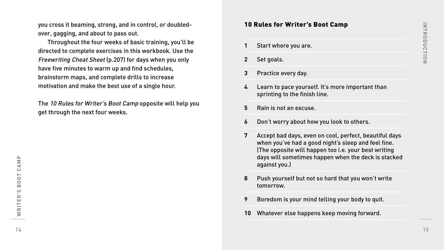 Writer’s Boot Camp