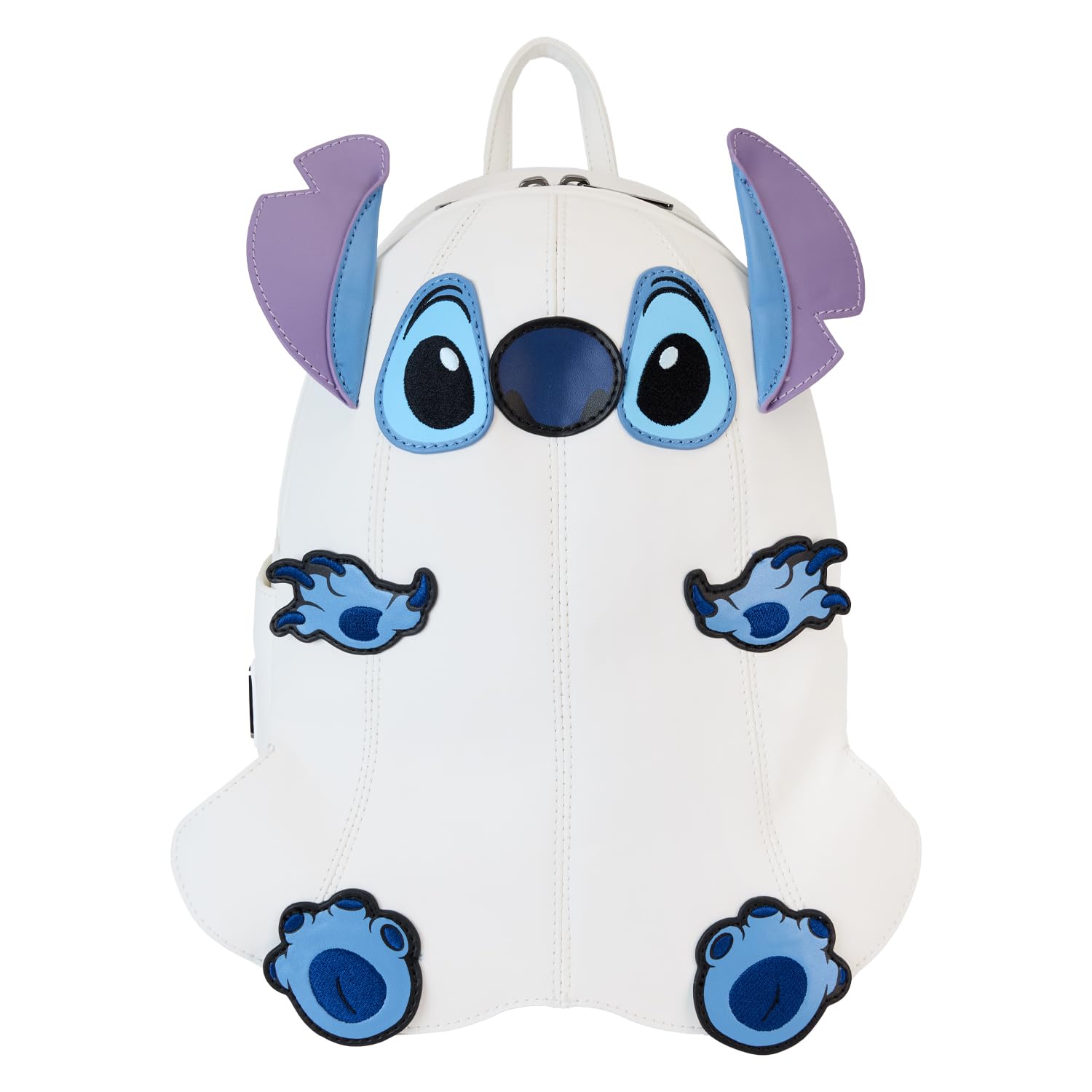 Loungefly Disney Stitch Ghost Costume Figural Glow Mini Backpack, Multi, Mini