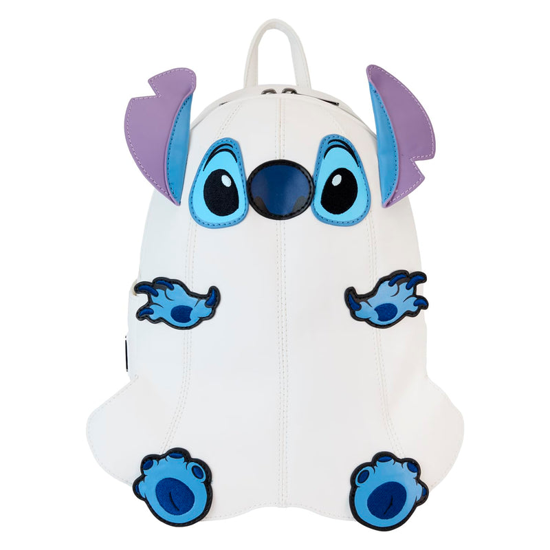 Loungefly Disney Stitch Ghost Costume Figural Glow Mini Backpack, Multi, Mini
