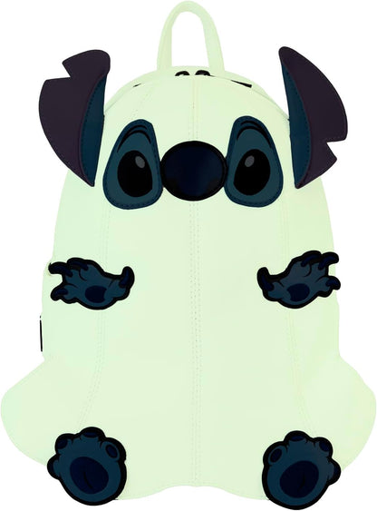 Loungefly Disney Stitch Ghost Costume Figural Glow Mini Backpack, Multi, Mini
