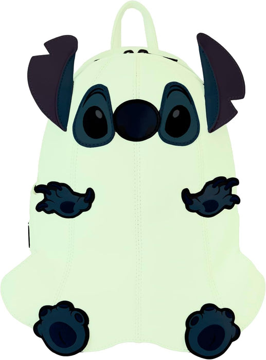 Loungefly Disney Stitch Ghost Costume Figural Glow Mini Backpack, Multi, Mini