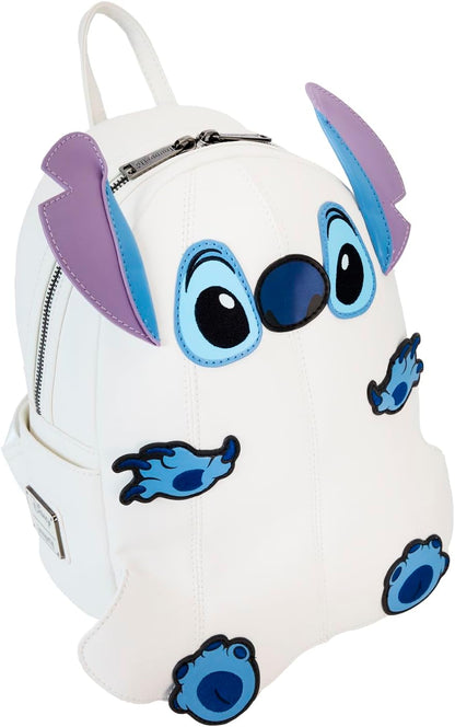 Loungefly Disney Stitch Ghost Costume Figural Glow Mini Backpack, Multi, Mini