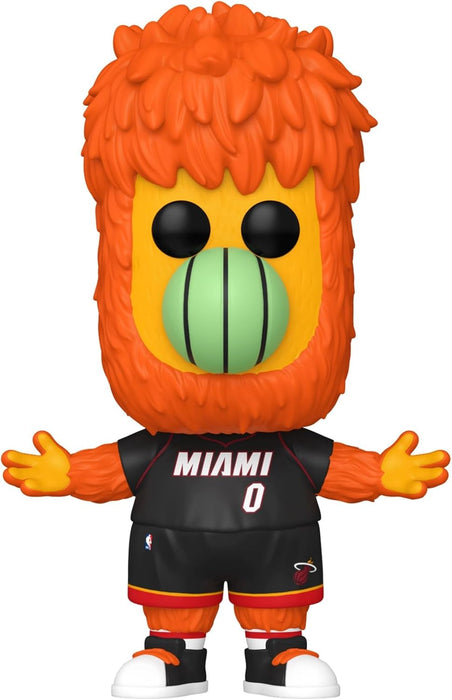 Funko Pop! NBA: Mascots - Miami - Burnie the Fireball - NBA Mascots - Collectable Vinyl Figure - Gift Idea - Official Merchandise - Toys for Kids & Adults - Sports Fans - Model Figure for Collectors