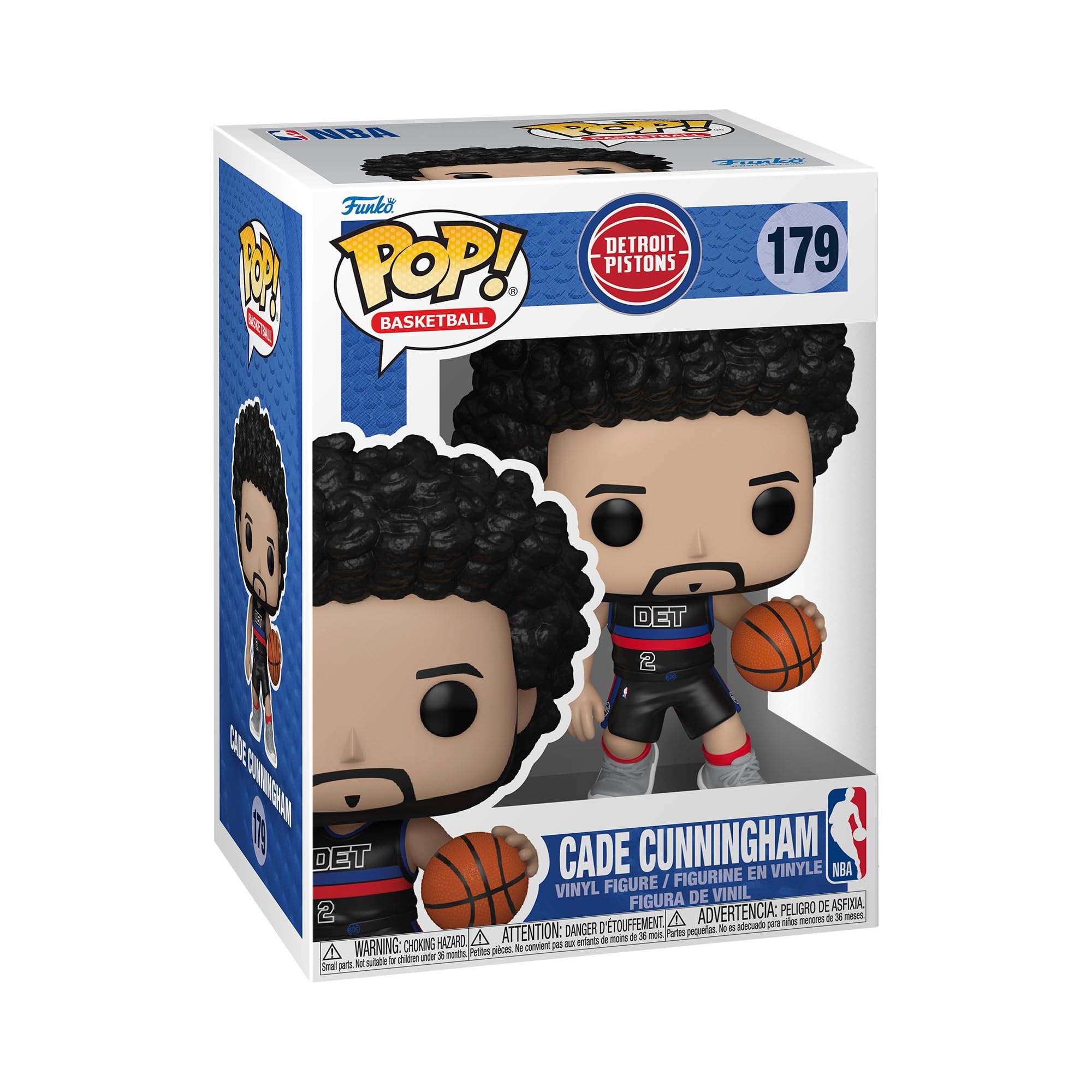 Nba: Funko Pop! - Detroit Pistons - Cade Cunningham (Vinyl Figure 179)