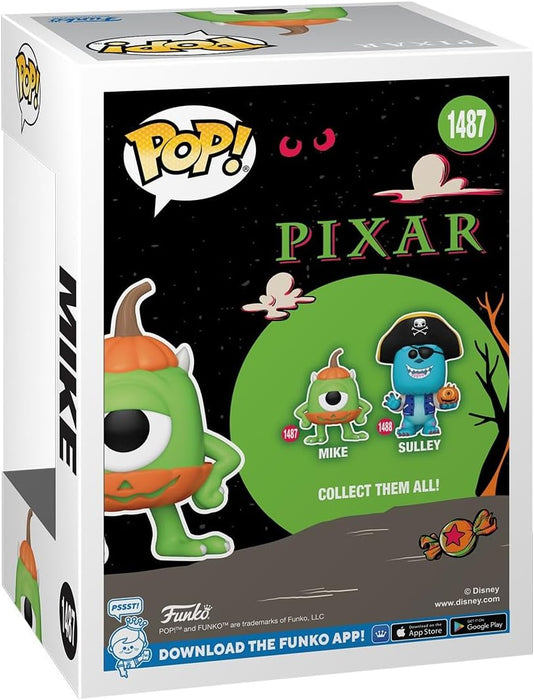 Funko Pop! Disney: Pixar Halloween - Mike Wazowski - Pixar Collection - Collectable Vinyl Figure - Gift Idea - Official Merchandise - Toys for Kids & Adults - Movies Fans