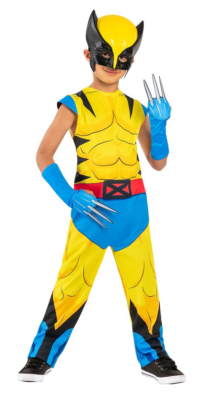 Rubies 1001398-XXS Disfraz Wolverine Classic Inf Costume, Multicoloured, XXS (3-4 AÑOS